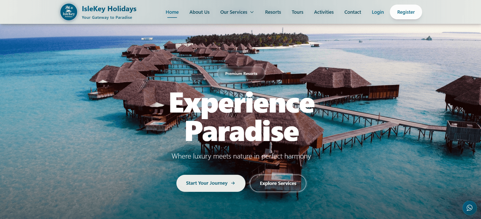 IsleKey Holidays — Maldives Activity & Resort Booking Platform